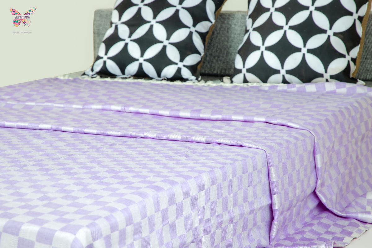 Premium Bhagalpuri Handloom Chadar - Vivid Violet (52 * 104 inches)