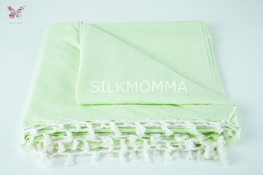 Bhagalpuri Handloom Chadar - Green (52 * 104 inches)