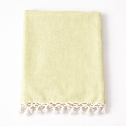 Bhagalpuri Chadar - Lemon Zest (54 * 108 inches)