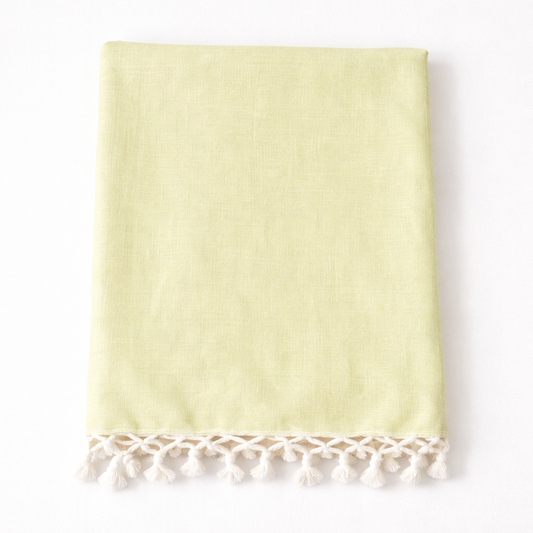 Bhagalpuri Chadar - Lemon Zest (54 * 108 inches)