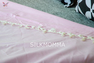 Bhagalpuri Handloom Chadar - Pink (52 * 104 inches)