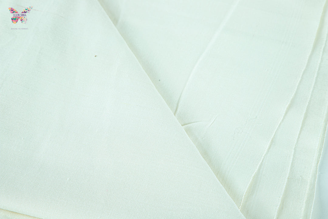 Bhagalpuri Handloom Chadar - Fresh White (52 * 104 inches)