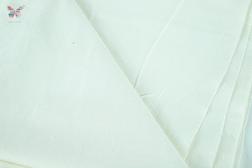 Bhagalpuri Handloom Chadar - Fresh White (52 * 104 inches)