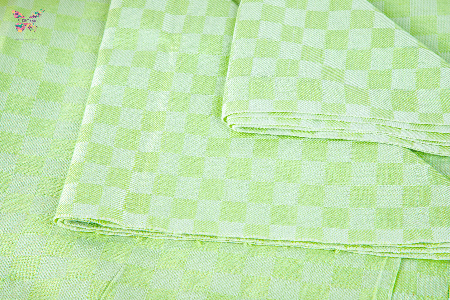 Premium Bhagalpuri Handloom Chadar -  Green (52 * 104 inches)